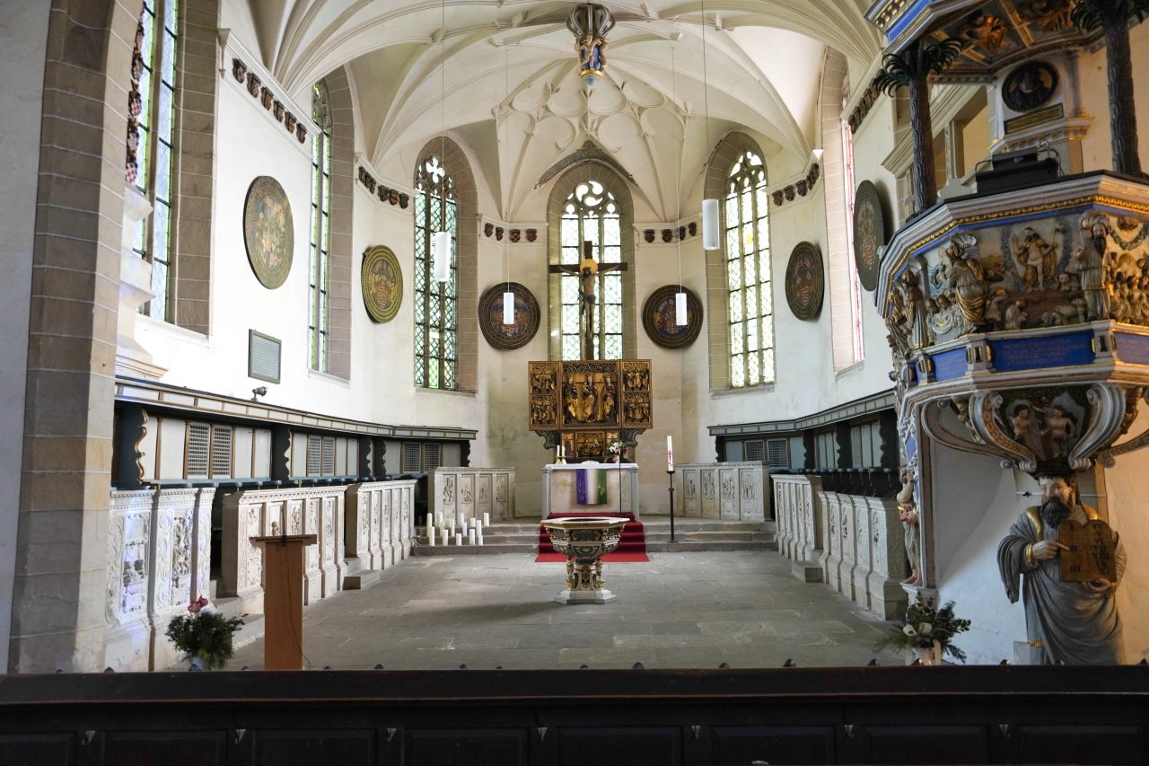 Eisleben Annenkirche Steinbilderbibel 1