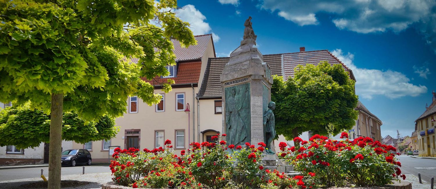 Mansfeld - Lutherbrunnen am Lutherplatz