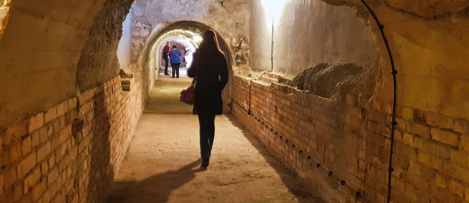 Seegebiet Mansfelder Land - Gang in der KZ Gedenkstätte Wansleben