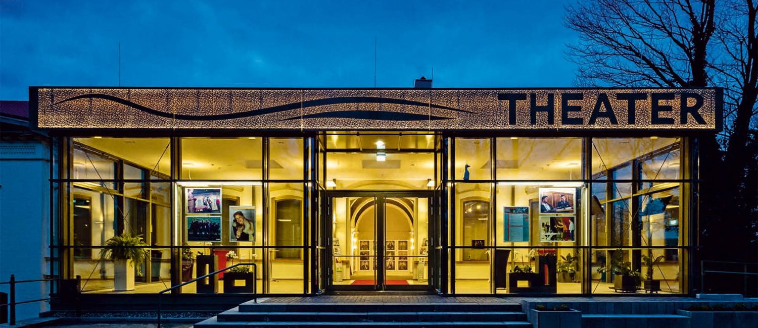 Eingang Theater Eisleben