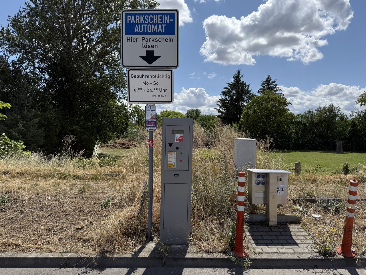 Wohnmobilstellplatz Lutherstadt Eisleben Parkautomat | SLE-TuF